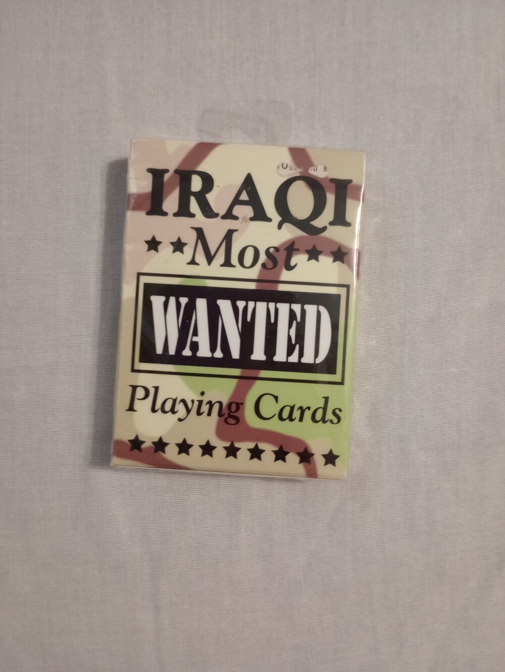 Iraqi Most Wanted Playing Cards - New In Hoyle Sealed Package -Made In USA